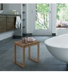 Photo: HIMALAYA Bathroom Stool, 39,5x44,3x29,5cm, bamboo