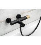 Photo: ULTRATAP Wannenarmatur, Schwarz matt/Gold matt