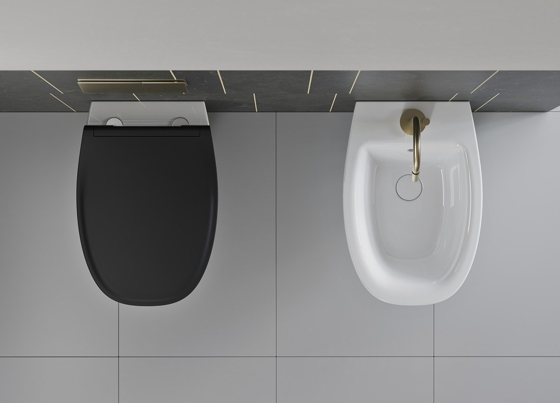 GSI MODO závěsná WC mísa, Swirlflush, 37x54cm, bílá ExtraGlaze 841511