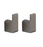 Photo: PIRENEI Robe Hook, 1 pair, gun metal