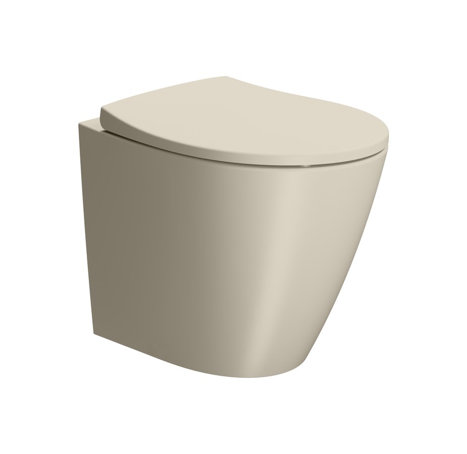 GSI MODO WC mísa stojící, Swirlflush, 37x52cm, spodní/zadní odpad, creta dual-mat 981008