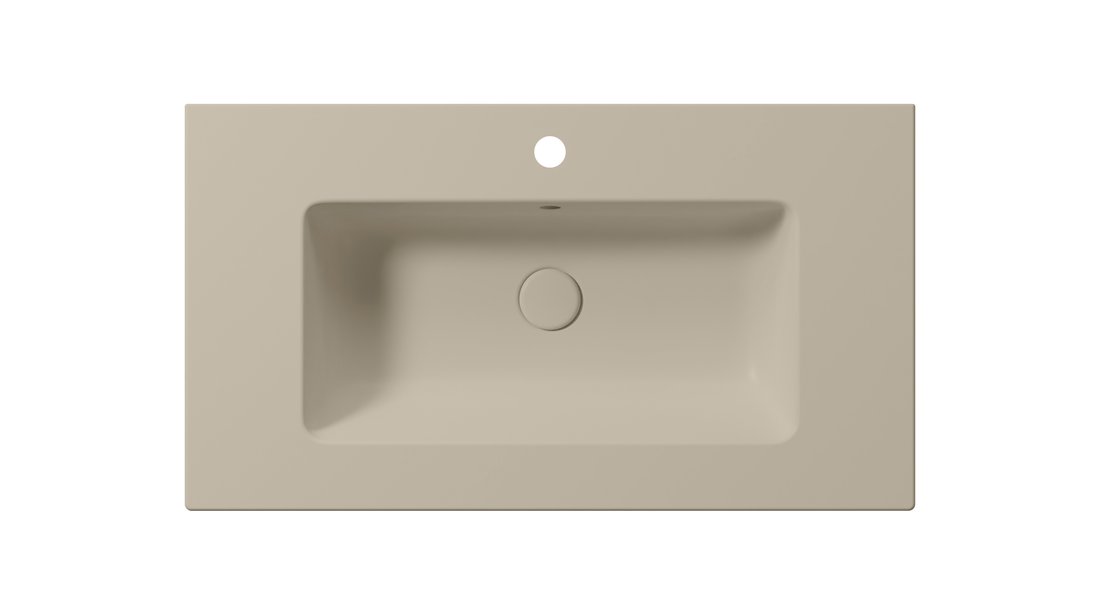GSI PURA keramické umyvadlo Slim 82x46cm, creta mat 8885108