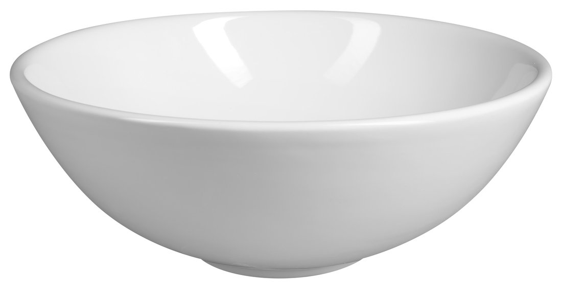 Aqualine Keramické umyvadlo na desku, Ø 40cm, bílá 40155
