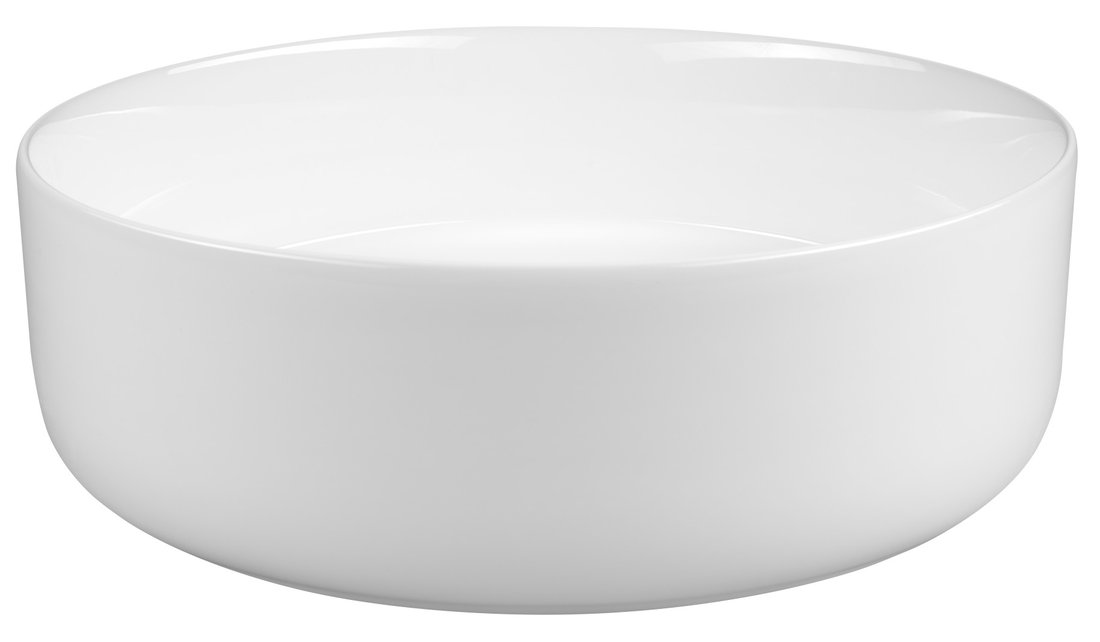 Sapho FIASTRA keramické umyvadlo na desku, Ø 40cm, bílá FT801