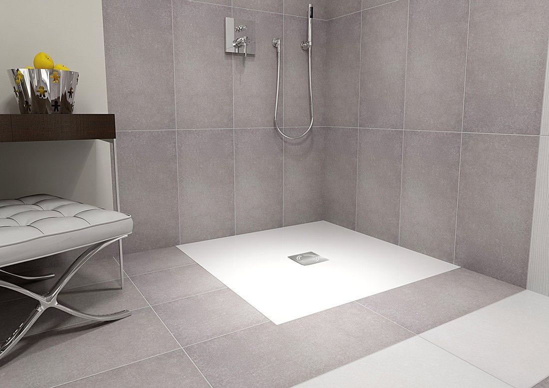 Polysan FLEXIA vanička z litého mramoru s možností úpravy rozměru, 120x100cm, bílá mat 71563MAT