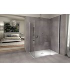 Photo: FLEXIA Cast Marble Shower Tray 120x100cm, Cuttable According To Your Req, matt white