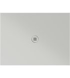 Photo: Rectangular ceramic shower tray 120x90x2cm, cenere matt