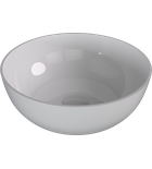 Photo: BANERA ROUND Countertop-Washbasin, Cast Marble, dia. 39 cm, white