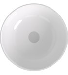 Photo: BANERA ROUND umývadlo na dosku, liaty mramor, priemer 39cm, biela