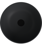 Photo: BANERA ROUND umývadlo na dosku, liaty mramor, priemer 39cm, antracit mat