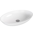 BANERA OVAL umywalka kompozytowa nablatowa, 60x40cm, biały Photo: BANERA OVAL umywalka kompozytowa nablatowa, 60x40cm, biały