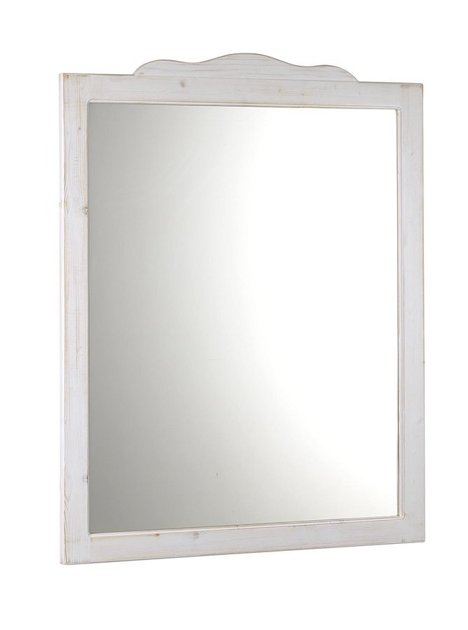 RETRO zrcadlo 89x115cm, starobílá 1687