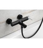 Photo: ULTRASAN Wannenarmatur, Schwarz matt/chrom