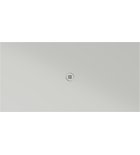 Photo: Rectangular ceramic shower tray 200x100x2cm, cenere matt