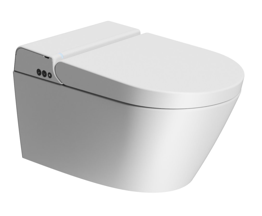 GSI WCLEAN závěsné WC Swirlflush s integrovaným elektronickým bidetem, bílá dual-mat 7418K09