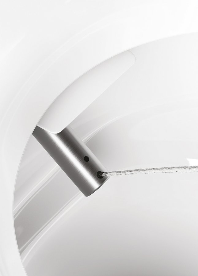 GSI WCLEAN závěsné WC Swirlflush s integrovaným elektronickým bidetem, creta dual-mat 7418K08