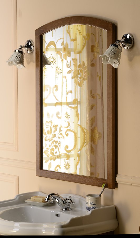 Sapho RETRO zrcadlo v dřevěném rámu 65x91cm, buk 735241