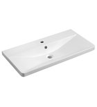 Photo: SEN washbasin, cast marble, 81x40cm, white
