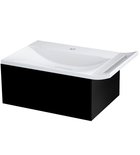 Photo: ZEUS Vanity Unit with siphon and washbasin 60x26x45 cm, matt black