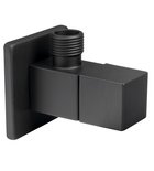 Photo: Eckventil 1/2"x3/8", Quadratisch, Schwarz matt