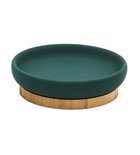 Photo: FANCY soap dish holder, dark green