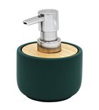 Photo: FANCY soap dish dispenser, dark green