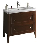 Photo: CROSS Vanity Unit 85x81x47cm, 2x drawer, beech