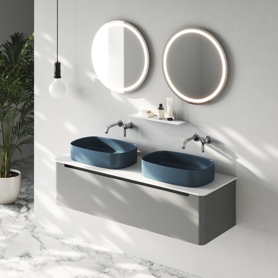 Sapho KERALA umyvadlová skříňka 120x35x47,5cm, 1x zásuvka, carina KR120-4141