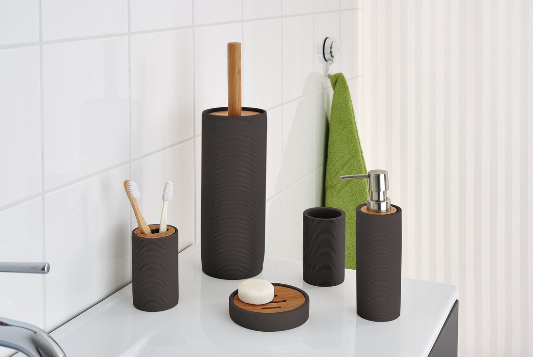 Ridder ROLLER WC štětka na postavení, hnědá 2105407