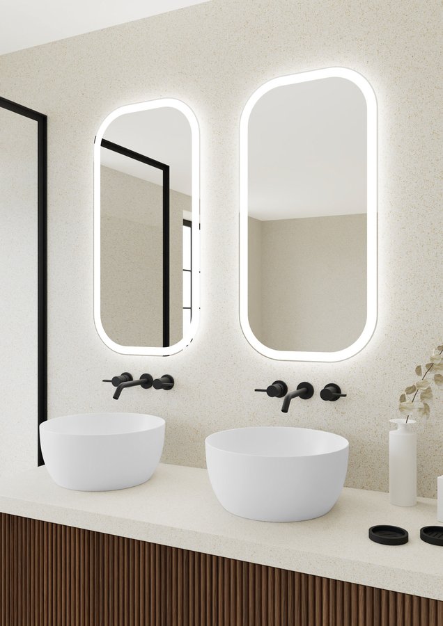 Sapho MANOR zrcadlo s LED osvětlením 50x100cm MN500