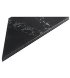 Photo: ABELINE rohová police rockstone 250x250mm, black attica