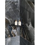 Photo: ABELINE rohová polica Rockstone 250x250mm, black attica