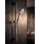 Photo: Shower rail kit, sliding holder 700mm, chrome
