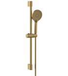 Photo: Shower rail kit, sliding holder 700mm, matt gold