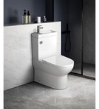 Photo: JALTA HYGIE combi toilet with washbasin, Rimless, S/P-trap, white