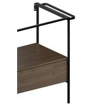 Photo: NUBES nábytková nožička, výška 162mm, pro konstrukci MSAN80N/MSAN100N, černá