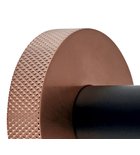 Photo: LARISSA double towel holder 600mm, black/copper matt