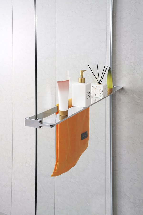 Sapho Police na walk-in zástěnu, 142cm, chrom EG1410