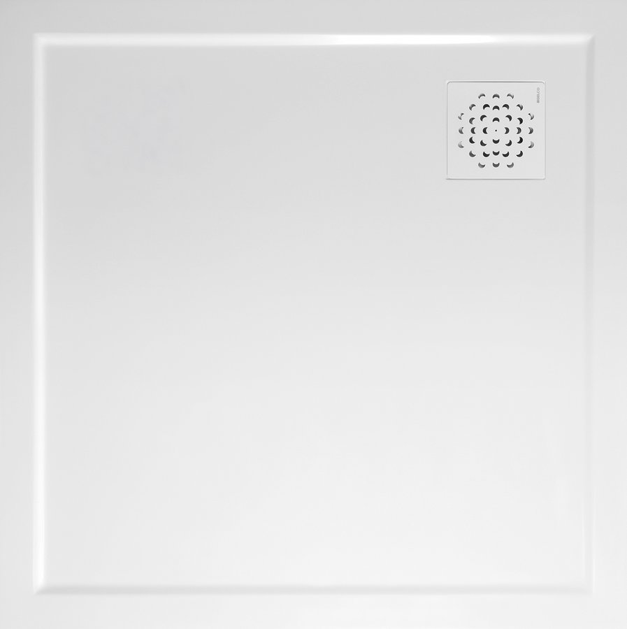Gelco XENA sprchová vanička z litého mramoru, čtverec 90x90cm, bílá HX009