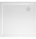 Photo: XENA sprchová vanička z liateho mramoru, štvorec 90x90cm, biela