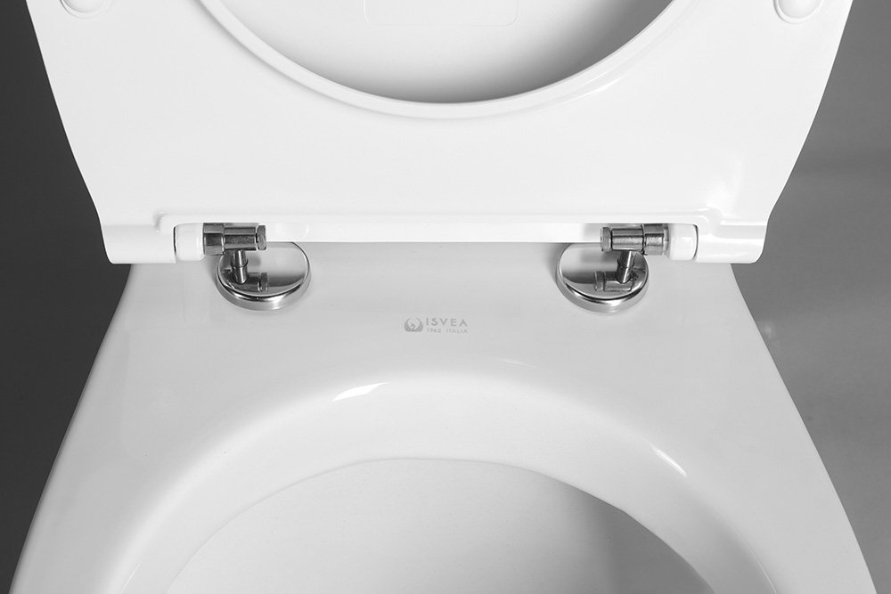 Isvea KAIRO WC sedátko, SLIM, Soft Close, Easy Take, bílá 40D10200I