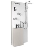 Photo: Stojan vysoký SAPHO PAX baterie + sloup 90 × 216,8 × 30 cm chrome