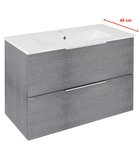 Photo: CIRASA umývadlová skrinka 78x54x39cm, dub strieborný