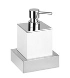 Photo: X-STEEL freestanding soap dispenser 200ml, white matt