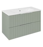 Photo: CIRASA umývadlová skrinka 78x54x39cm, verde strip