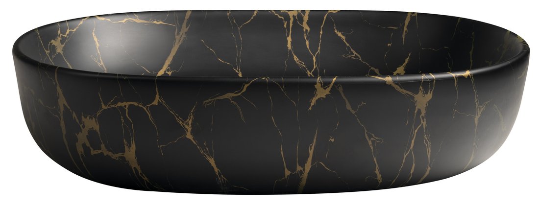 59602-ca590pt caleo keramicke umyvadlo na desku, 60x42cm, portoro mramor predek_c