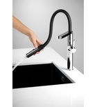 Photo: ATON bateria zlewozmywakowa stojąca z prysznicem, chrom