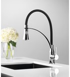 Photo: HEBE bateria zlewozmywakowa stojąca z prysznicem, chrom