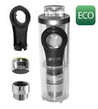 Photo: ECO SET Reduzierung für Brauseschlauch 6L, 6L Perlator, Außengewinde M24x1 und Schlüssel, Chrom