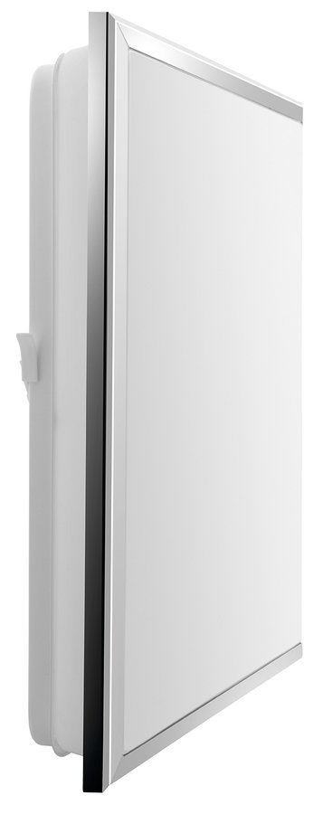 Sapho SILVER stropní LED svítidlo 28x28cm, 10W, 230V, 3000K/4000K/6500K, IP44, chrom AU478